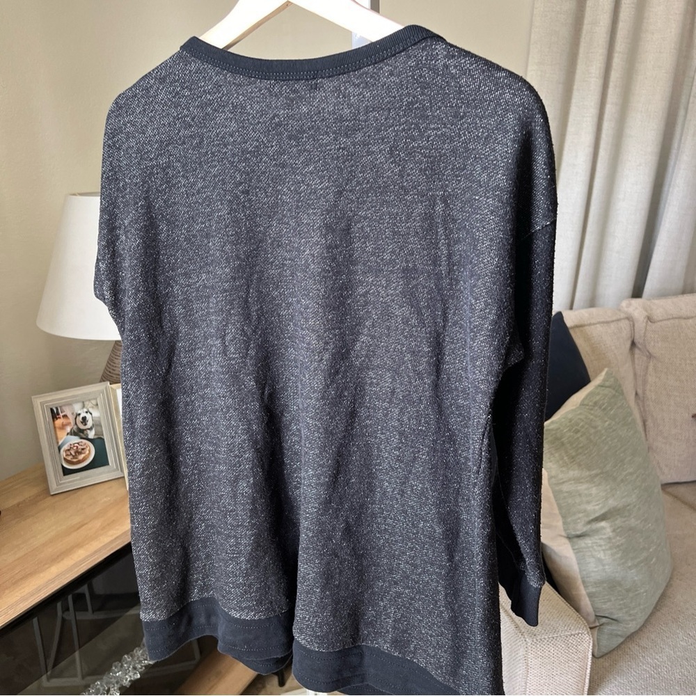 Lauren Jeans Co Ralph Lauren Women’s Black Pullover 3/4 Sleeve Sweater Size L - Picture 9 of 13